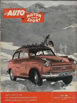 Auto, Motor & Sport 1955 Heft 26