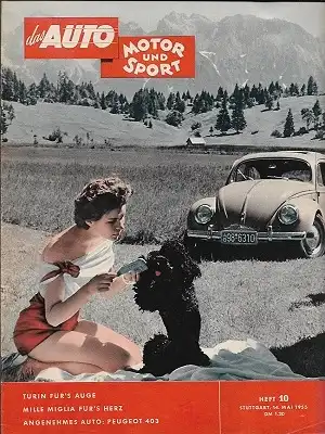 Auto, Motor & Sport 1955 Heft 10