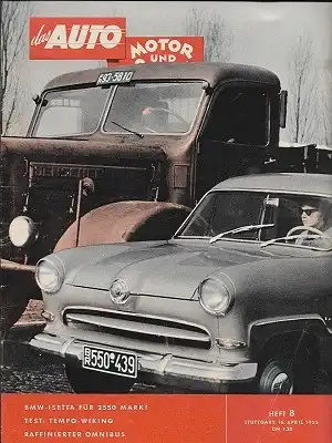 Auto, Motor & Sport 1955 Heft 8