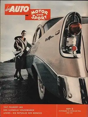 Auto, Motor & Sport 1956 Heft 4