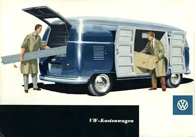 VW T 1 Kastenwagen Prospekt ca. 1956