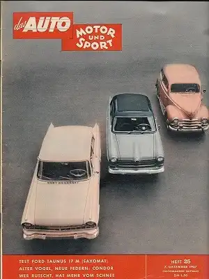 Auto, Motor & Sport 1957 Heft 25