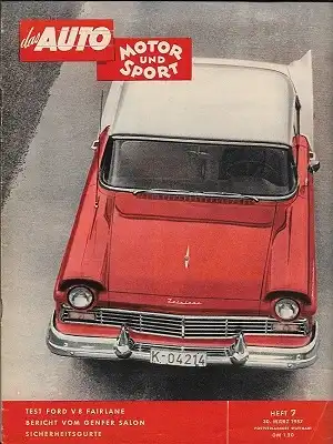 Auto, Motor & Sport 1957 Heft 7