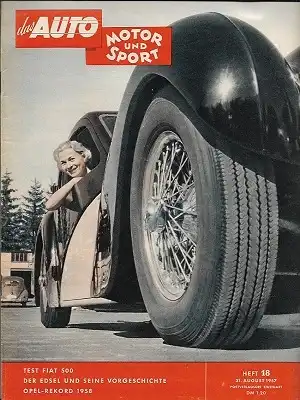 Auto, Motor & Sport 1957 Heft 18