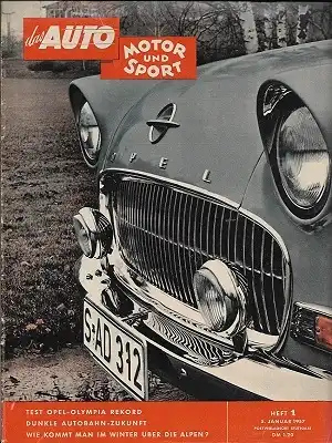 Auto, Motor & Sport 1957 Heft 1