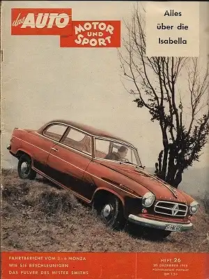 Auto, Motor & Sport 1958 Heft 26