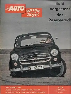 Auto, Motor & Sport 1958 Heft 6