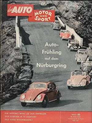 Auto, Motor & Sport 1958 Heft 10