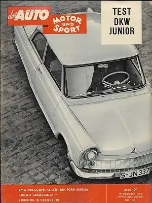 Auto, Motor & Sport 1959 Heft 21