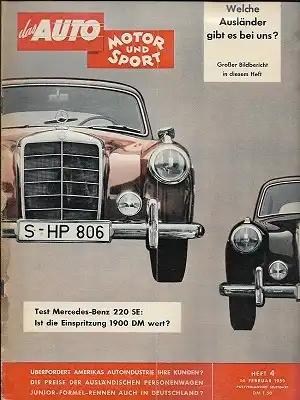 Auto, Motor & Sport 1959 Heft 4