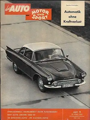Auto, Motor & Sport 1959 Heft 9