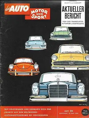 Auto, Motor & Sport 1959 Heft 20