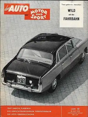 Auto, Motor & Sport 1959 Heft 15