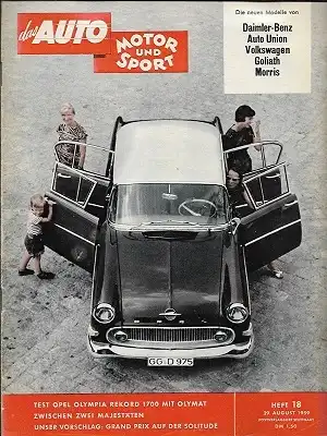 Auto, Motor & Sport 1959 Heft 18