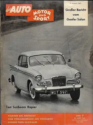 Auto, Motor & Sport 1959 Heft 7