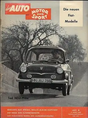 Auto, Motor & Sport 1959 Heft 6