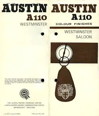 Austin A 110 Westminster Farben ca. 1967