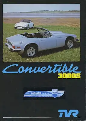 TVR 3000 S Convertible Prospekt 7.1978