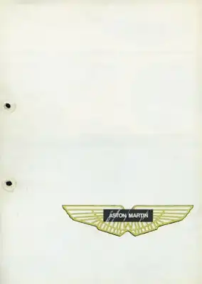 Aston Martin V 8 Prospekt 1975
