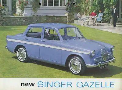 Singer Gazelle (Mark 1?) Prospekt 1956