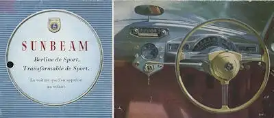 Sunbeam Mark III Prospekt ca. 1956