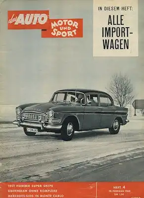 Auto, Motor & Sport 1960 Heft 4