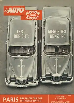 Auto, Motor & Sport 1961 Heft 22