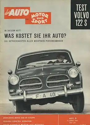 Auto, Motor & Sport 1961 Heft 6
