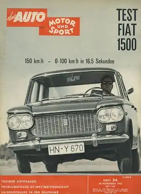 Auto, Motor & Sport 1961 Heft 24