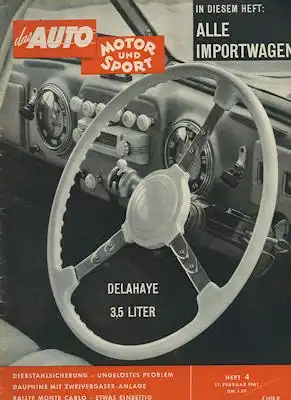 Auto, Motor & Sport 1961 Heft 4