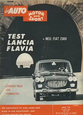 Auto, Motor & Sport 1961 Heft 15