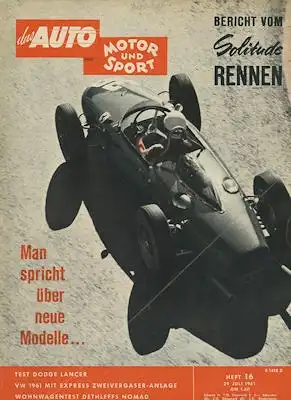 Auto, Motor & Sport 1961 Heft 16