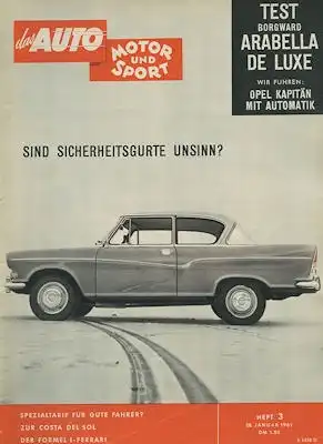 Auto, Motor & Sport 1961 Heft 3