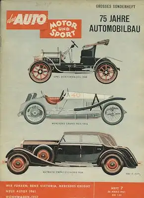 Auto, Motor & Sport 1961 Heft 7