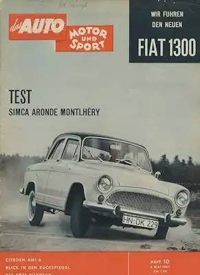 Auto, Motor & Sport 1961 Heft 10