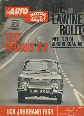 Auto, Motor & Sport 1962 Heft 23