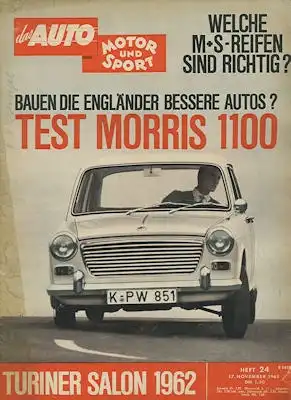 Auto, Motor & Sport 1962 Heft 24