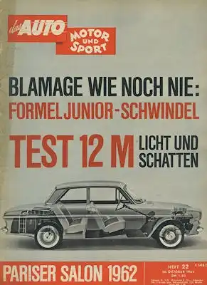 Auto, Motor & Sport 1962 Heft 22