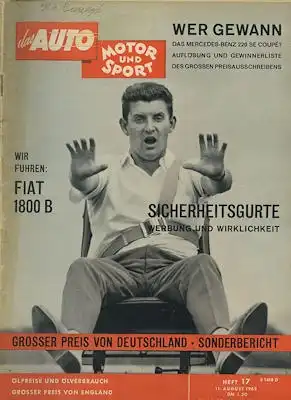 Auto, Motor & Sport 1962 Heft 17