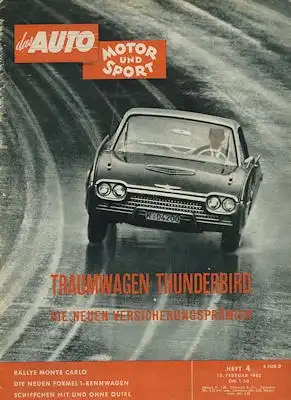 Auto, Motor & Sport 1962 Heft 4
