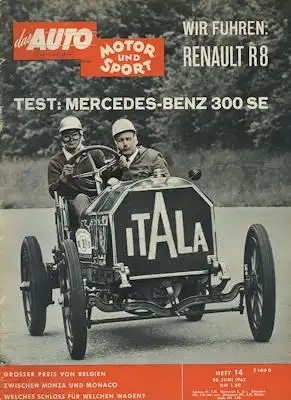 Auto, Motor & Sport 1962 Heft 14