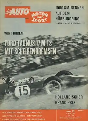 Auto, Motor & Sport 1962 Heft 12