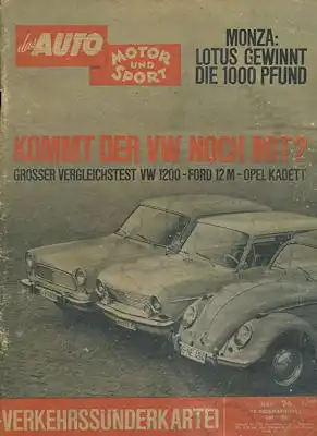 Auto, Motor & Sport 1962 Heft 26