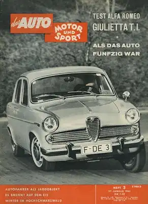 Auto, Motor & Sport 1962 Heft 3