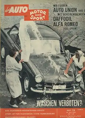 Auto, Motor & Sport 1962 Heft 16