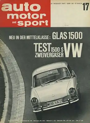 Auto, Motor & Sport 1963 Heft 17