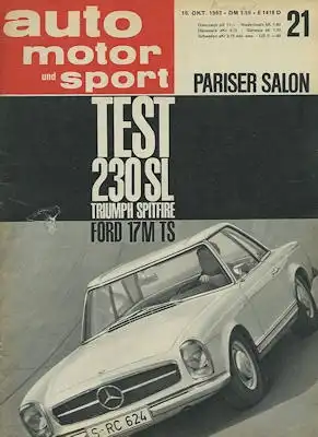 Auto, Motor & Sport 1963 Heft 21