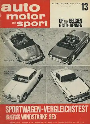 Auto, Motor & Sport 1963 Heft 13