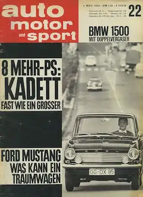 Auto, Motor & Sport 1963 Heft 22