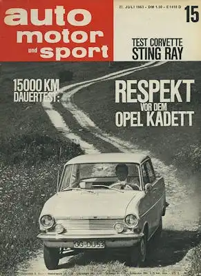 Auto, Motor & Sport 1963 Heft 15